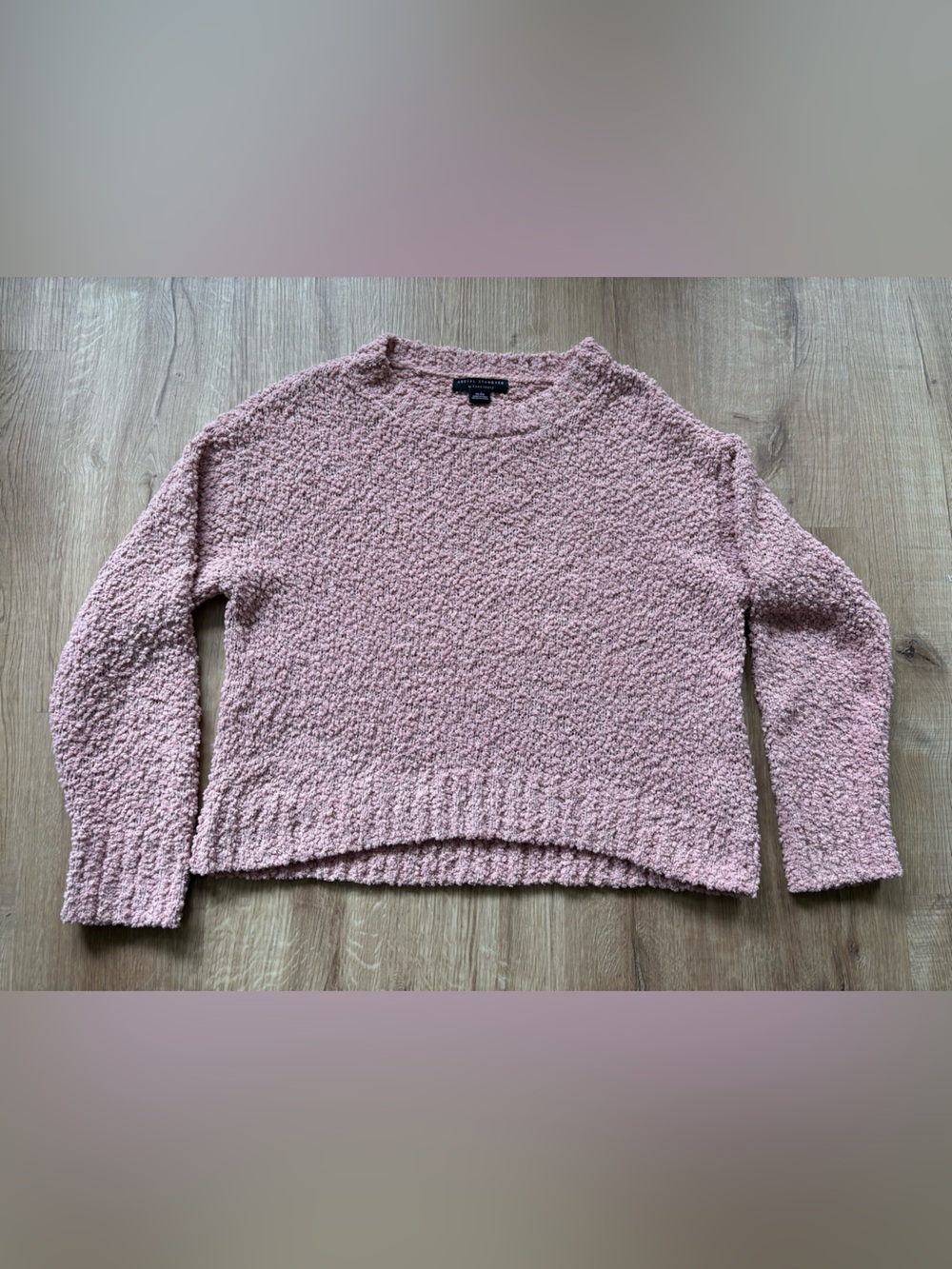 Social Standard by Sanctuary Cozy Taupe Pink Sweater